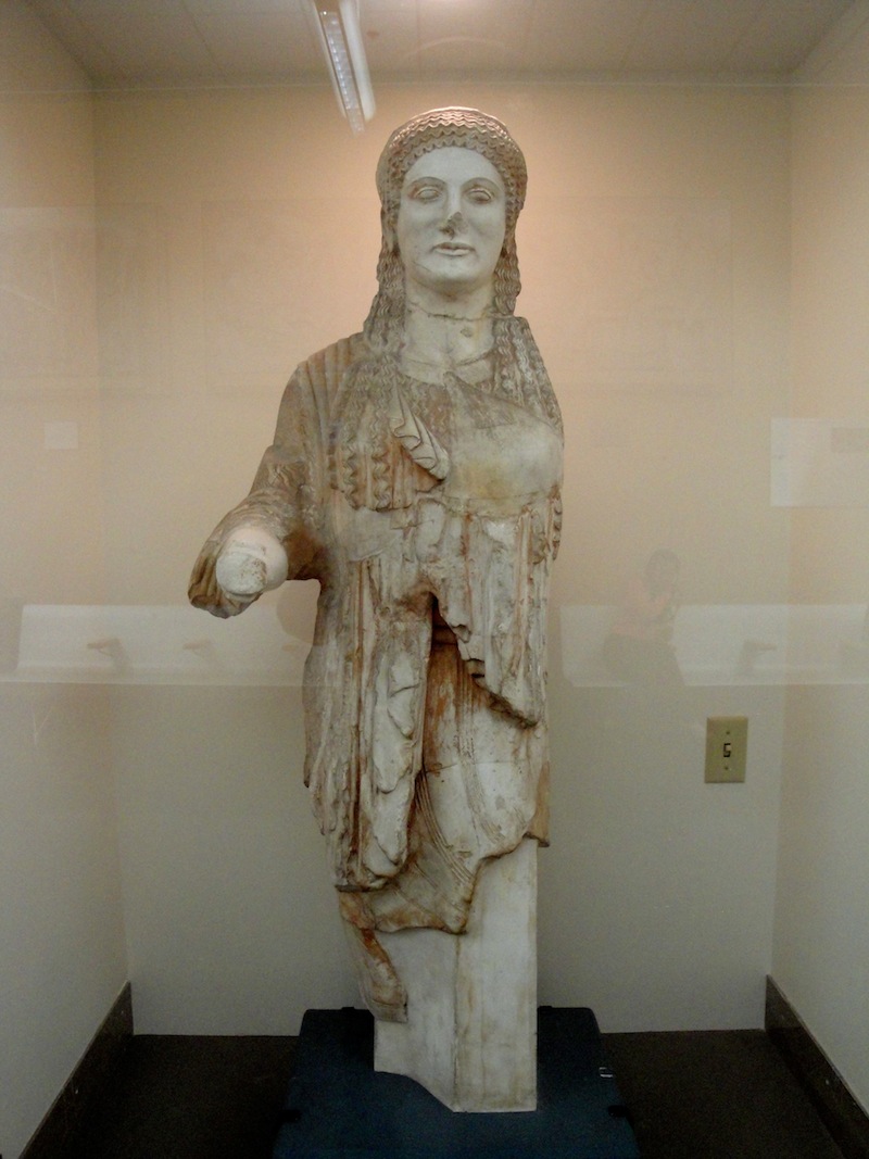 Cast of Archaic Kore Statue from Athens